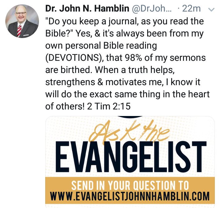 weecalvin1509's tweet photo. Bearing in mind that a book (as well as a sermon) came out of this one, how can equating the so called #greatmen of #Jer5v5 (who were apostates ripe for judgment according to the context) with Bible men of old help, strengthen and motivate anyone? #oldpaths #AskTheEvangelist https://t.co/QN1BWdtTFo