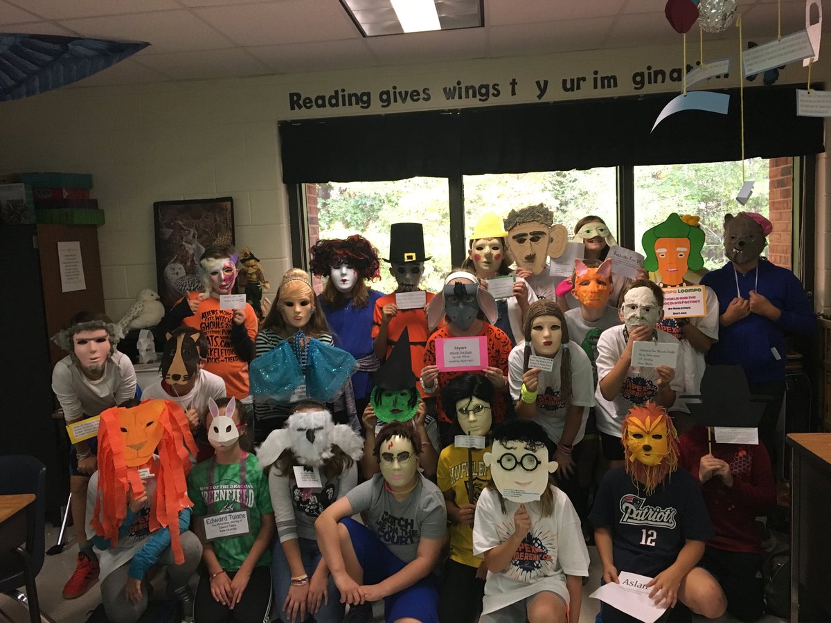 DebraZavertnik's tweet photo. Such a character! Doming the masks we created for a notable literary character. A spooktacular idea! #CBGAcademies@ccps_gifted ⁦@ChristanMartin5⁩  #oneccps https://t.co/BFee1lvyD0