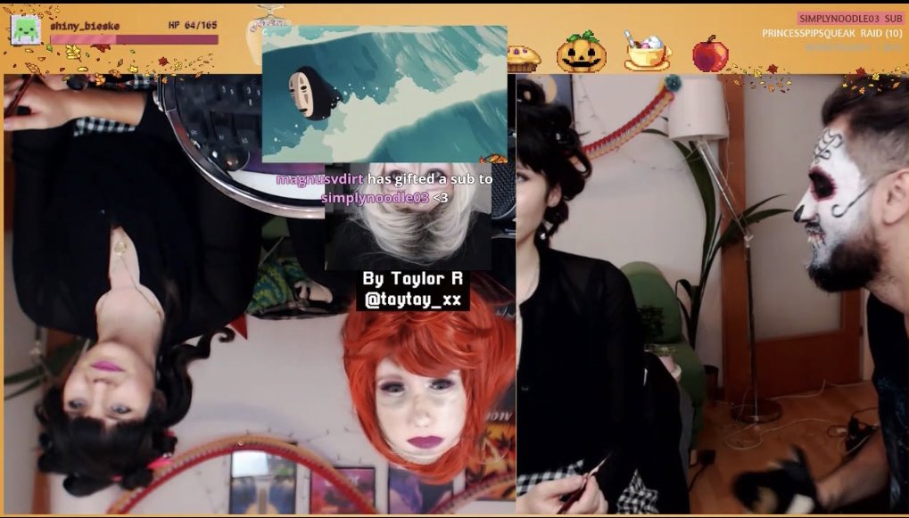 WTFHailee's tweet photo. All kinds of cool &amp; trippy! 

Amazing work @elaaaaargh @ @vvCISCOvv! 

#Halloween2018 👻🎃 https://t.co/Y2irXhWOtq