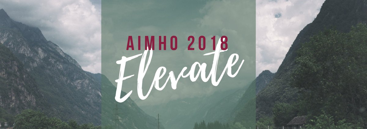 aimho's tweet photo. ONLY 3 DAYS LEFT to Register for AIMHO 2018 hosted by Arizona State University.

Visit https://t.co/lkaMOg8SR8 to register! https://t.co/a4Ik2cINCf