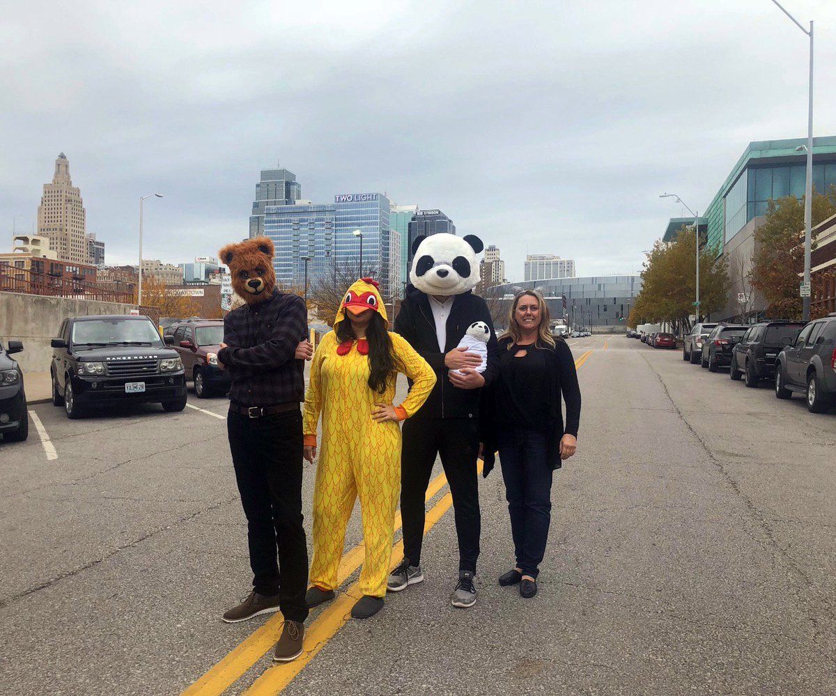 GeneratorStudio's tweet photo. Scaring the Crossroads one costume at a time 👻 Happy Halloween from Generator Studio! #spookyvibes #creativecrossroads https://t.co/Vz3VppQmus