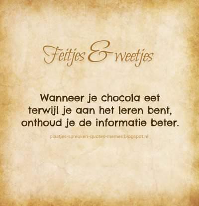 dbrplaatjes's tweet image. Laat je vrienden versteld staan van nog meer leuke en interessante feitjes en weetjes die jij kent!  --&amp;gt;  goo.gl/2YFxXB

#weetjes #feitjes #wetenswaardigheden #chocola