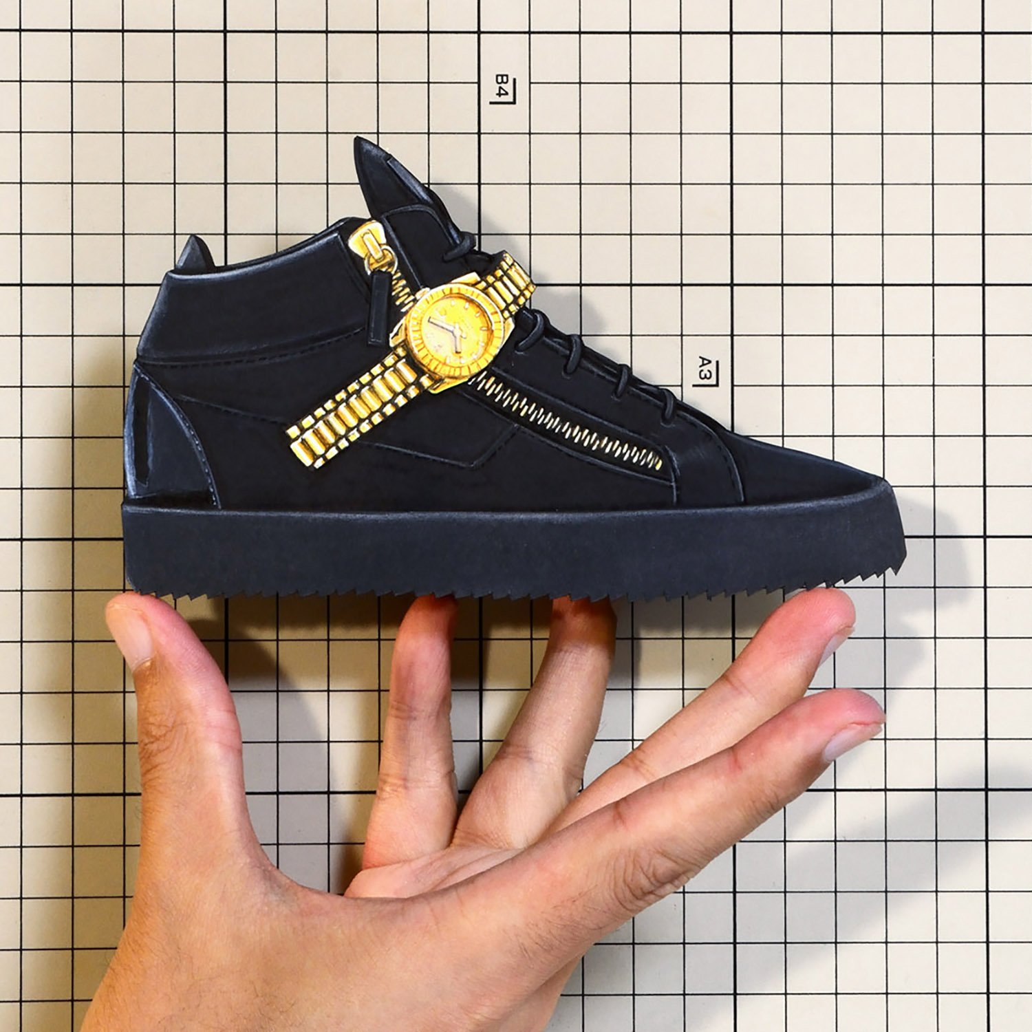 Giuseppe zanotti watch sneakers sale
