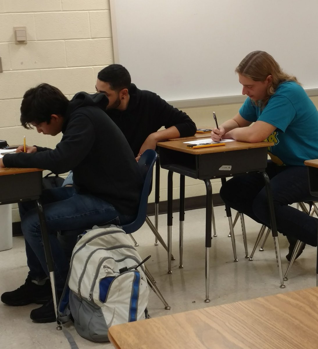 Mr_Ligatti's tweet photo. Some solving quadratic equations station activity. I love that my students were helping each other. #lcbmath #betheu @lcbirdprincipal https://t.co/SfCuEiNlRG