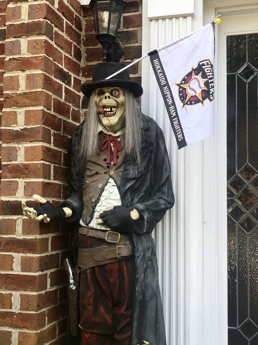 nhfighters10's tweet photo. Just another Fighters fan celebrating Halloween #nhfighters #Hamfighters #npb https://t.co/ELcU1b0S47