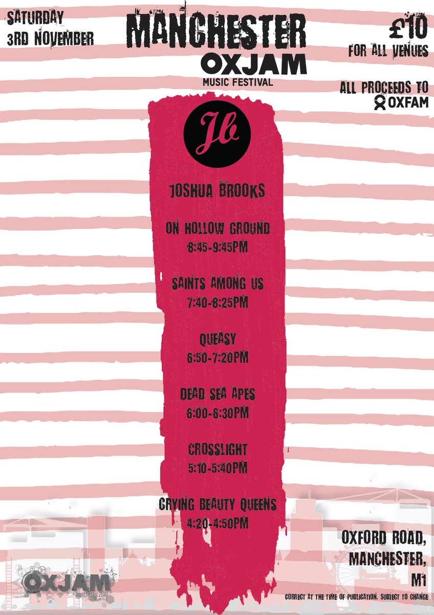 Oxjam Manchester tweet media