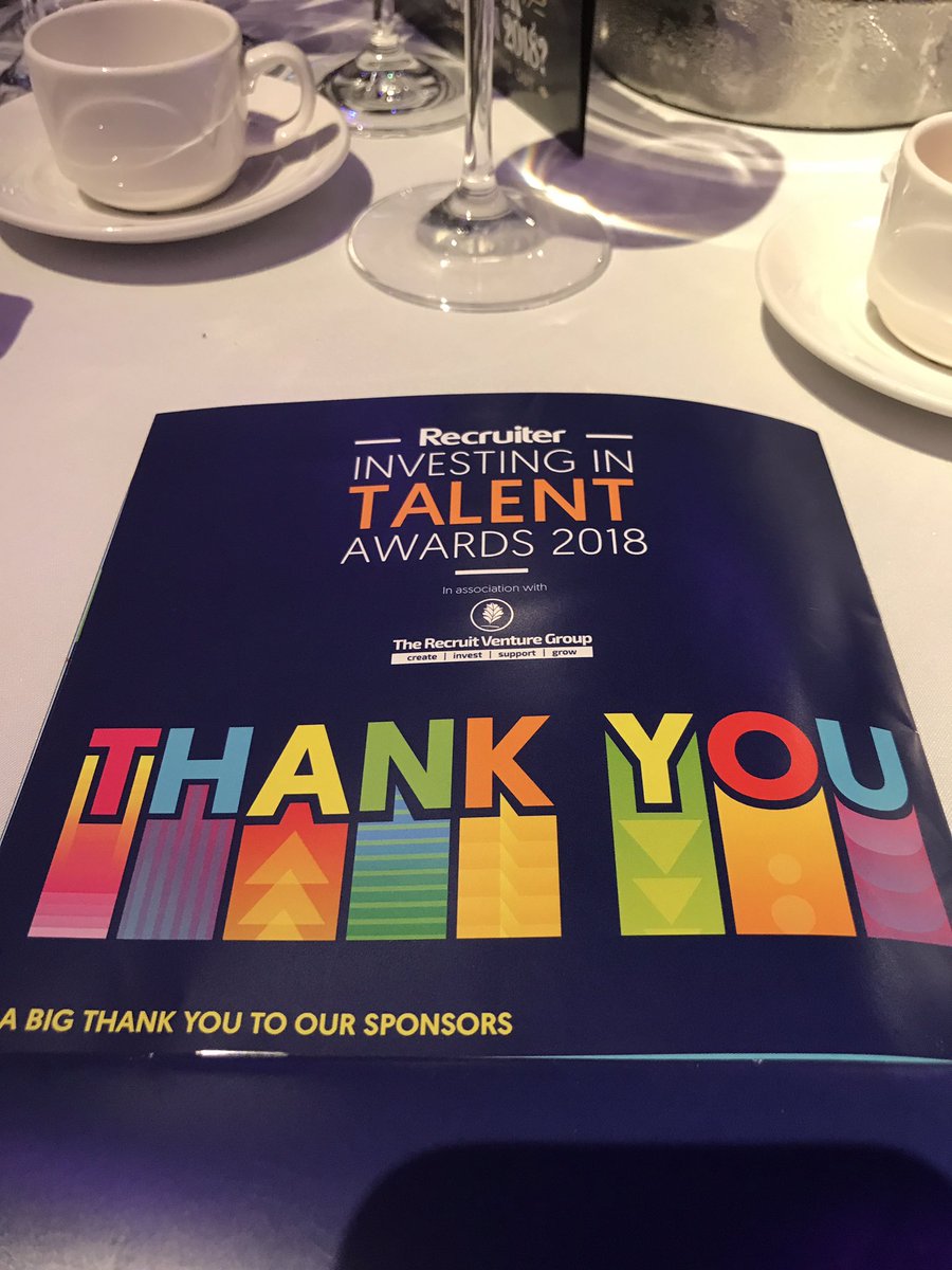 JessicaVillaB's tweet photo. @RecruiterAwards To all our dedicated hardworking staff who were unable to make it tonight and also to all our clients, service users, family and friends, this is for you too...#investingintalent awards 2018 https://t.co/ZeD2KDeUrA