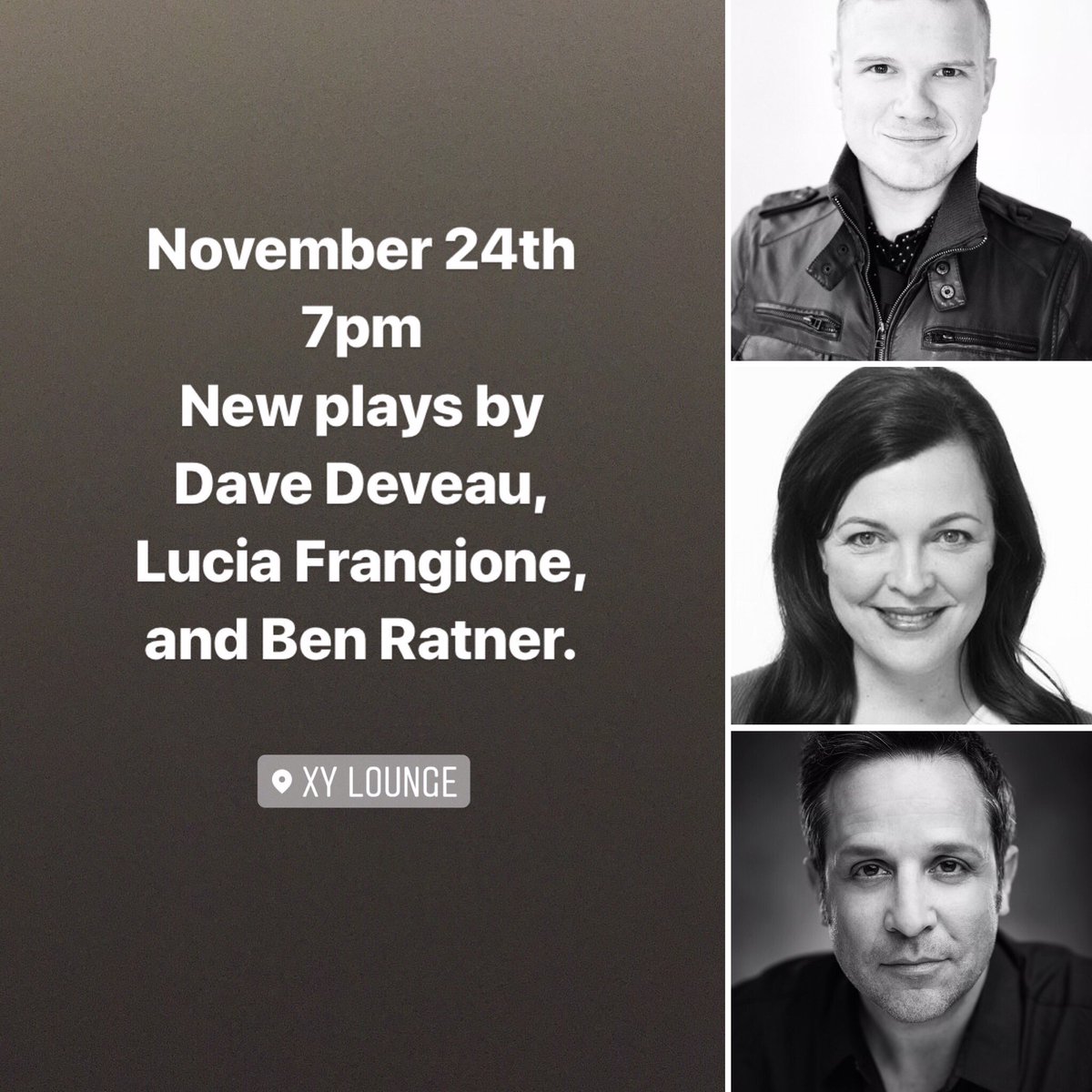 Save the date!  New plays by local playwrights.  Tickets on sale soon!