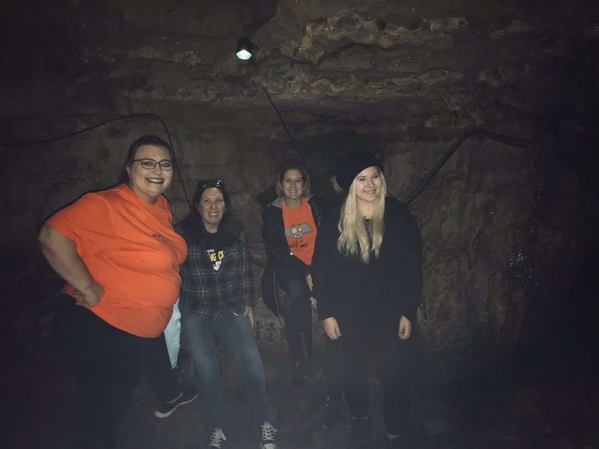 DeniseHargrove's tweet photo. What better way to spend Halloween than in the Bell Witch cave!? #Halloween #BellWitch #BHS https://t.co/SLx7S644Co