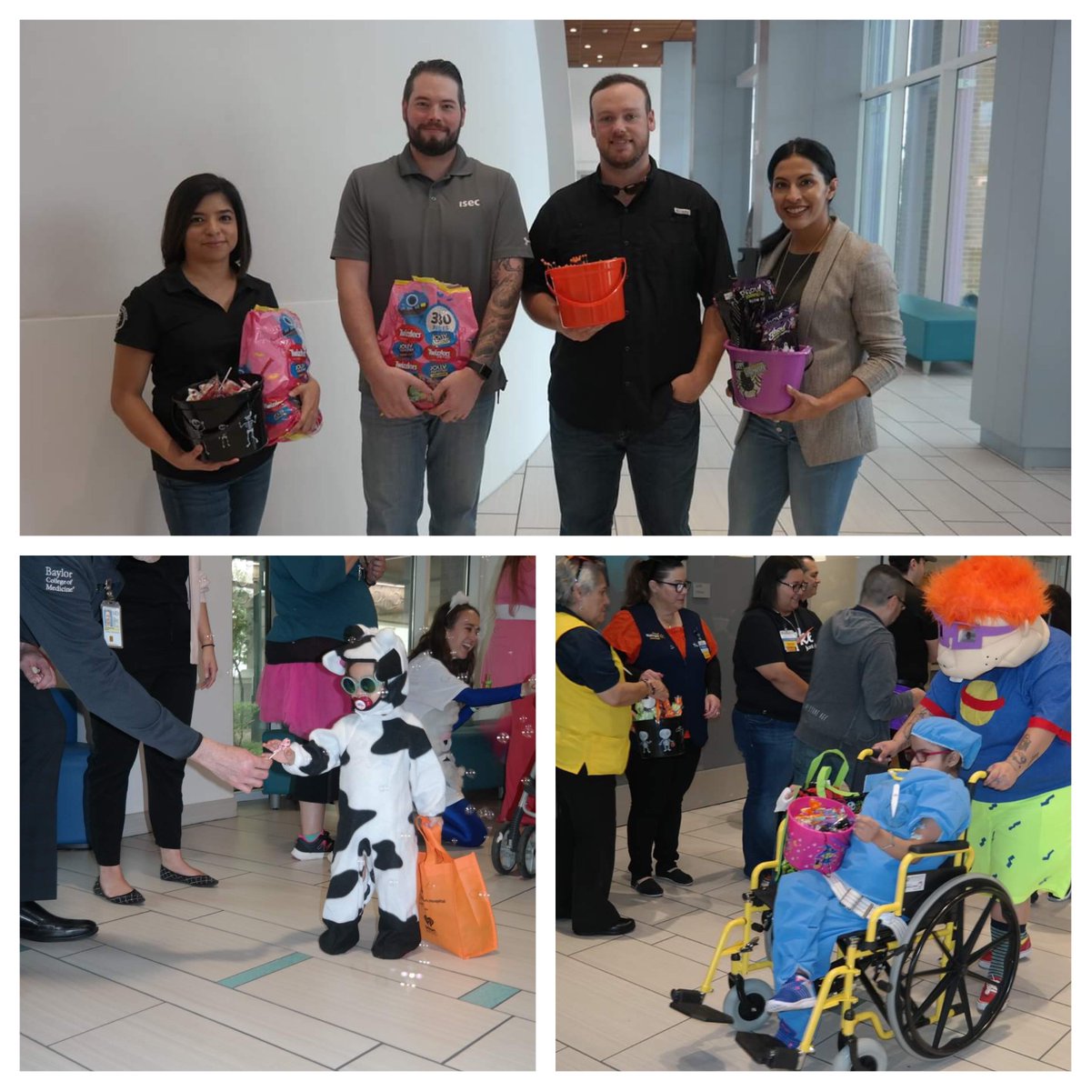 ISECBuilt's tweet photo. Our #isecrockymountain #centraltexas team was excited to pass out plenty of treats and support to the kids at @childrenshospsa at their annual trick or treat parade!
.
.
.
.
#ISEC #giveback #texasconstruction #sanantonioconstruction #centraltexasconstruction https://t.co/AfrT4SxPMa