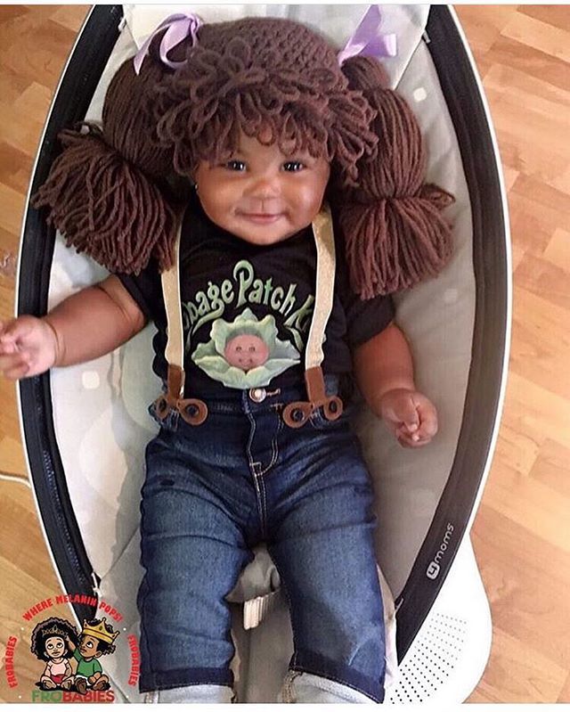 Frobabies's tweet photo. 😍Cabbage Patch Cutie! 😍 #Frobabies #Frobaby #Melanin  #naturalkids #naturalhair  #froween https://t.co/xbiXqlKvTp https://t.co/WpffDEYVJu