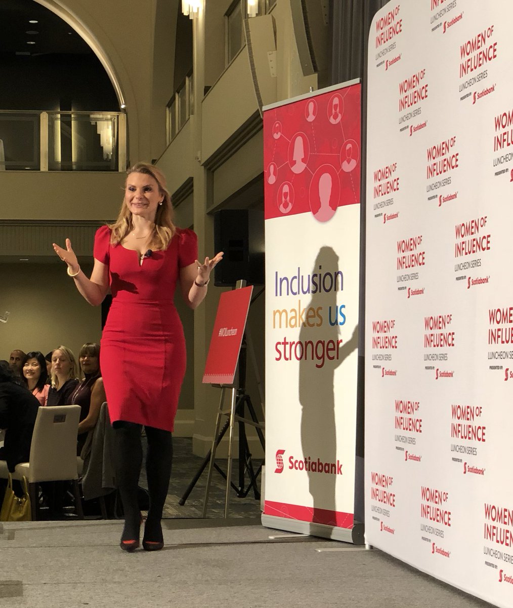 TeresaPires1978's tweet photo. What a fantastic opportunity to hear @MicheleRomanow speak about her failures and successes! @WomenOfInflnce she definitely left us w/ some great tips & advice:my favs were to be โscrappyโ, donโt let opportunities pass you by! & be Chief โEverythingโ Officer!! @QueensMBA https://t.co/mrxGpQtald