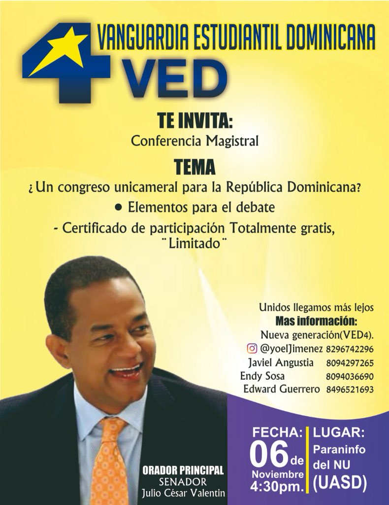 VanCiudadana's tweet photo. Apoyemos esta actividad. #ValentinSenador #VanguardiaProgresista https://t.co/AoRAMCmvDc