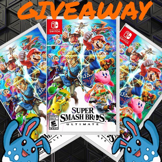 automaton_tom's tweet photo. SMASH ULTIMATE GIVEAWAY!

Been wanting to give back to the community for a while so I opted to gift 3 copies of Smash Ultimate for Switch when it releases! Thank you everyone for always supporting me ❤️ Love you guys! Link to follow shortly.#SmashBrosUltimate #Nintendo #giveaway https://t.co/cFegHqKkHj