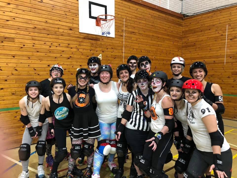 srtrollerderby's tweet photo. Happy Halloween from your spooky friends at SRT!!!
#proudtobeSRT #Halloween18 https://t.co/OTdz0jrMXC