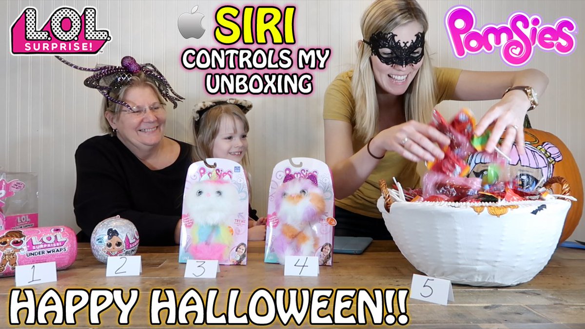 MyPBandJ's tweet photo. HAPPY HALLOWEEN!!! π
New ππΌ #video AT 7:00PM TONIGHT!
https://t.co/kxlVnroX94
#halloween #happyhalloween #siri #apple #unboxing #lolsurprise #pomsies #lolunderwraps #blingseries #collectlol #youtube #youtubekids #toychannel #momlife #kidlife #familyvlog #subscribe #MyPBandJ https://t.co/WFWGQBDWoK