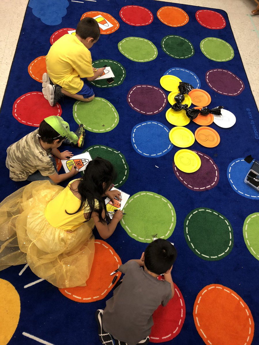 MrsRGutierrez's tweet photo. Candy corn galore!! Making learning fun and attempting to be #thewildcard for my hard-working firsties 🧡 @NISDOHT https://t.co/Q83U9eTGTO