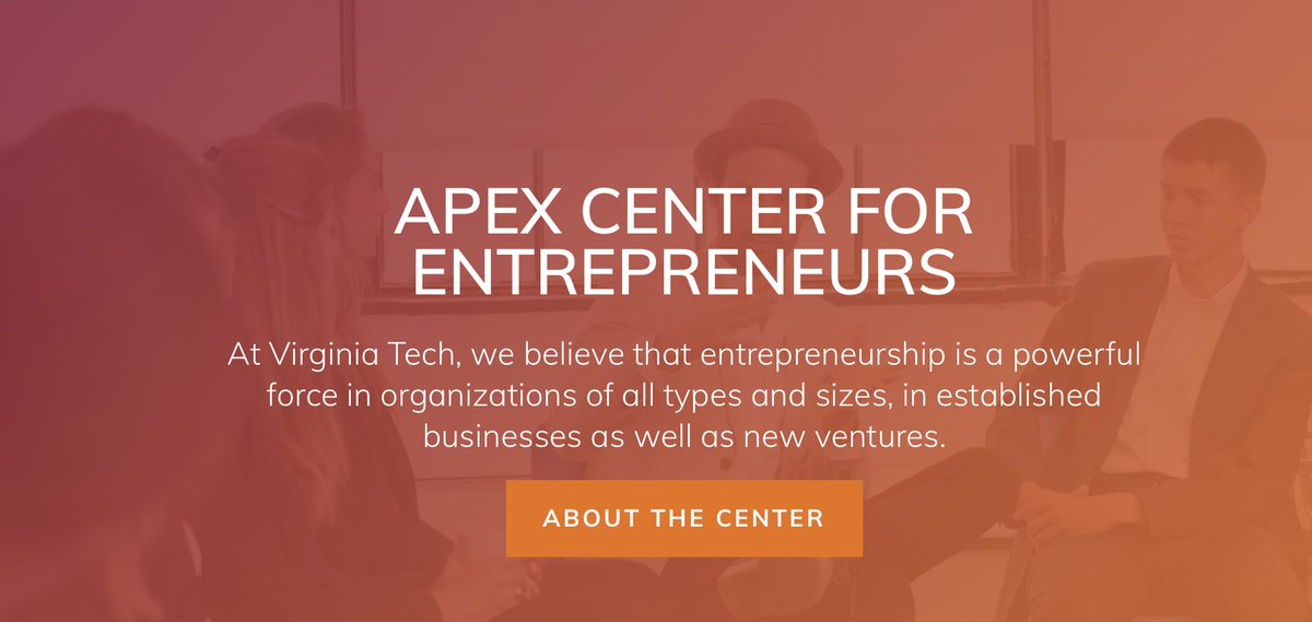 VTPamplin's tweet photo. The @ApexCenterVT provides students the opportunity to engage in entrepreneurship opportunities and career growth. We are amazed by your ever-growing accomplishments and relations! #ApexCenter

@virginia_tech @Sumichrast @VTSandsman 

https://t.co/wDfhlItcIQ https://t.co/3uzmBRCQL9