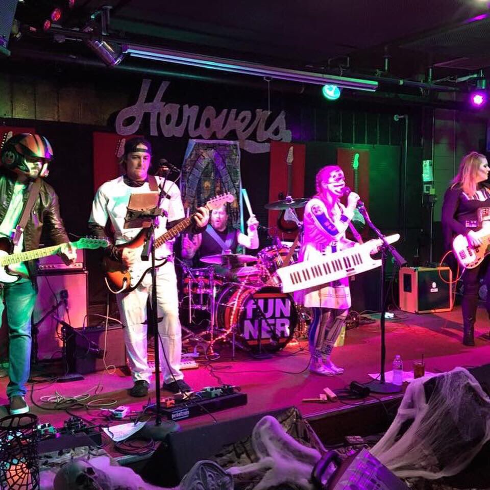 JukeboxVandals's tweet photo. Thanks to the entire #RockyHorror #fUNNER Show cast for throwing a great party at @HanoversAustin Saturday night. @RedLeighCooper from @fUNNERatx snagged these pics during our set.
#jukeboxvandals #pflugerville #hanovers #halloween #starwars #stormtrooper #r2d2 #darthvader https://t.co/0FOS2WCssv