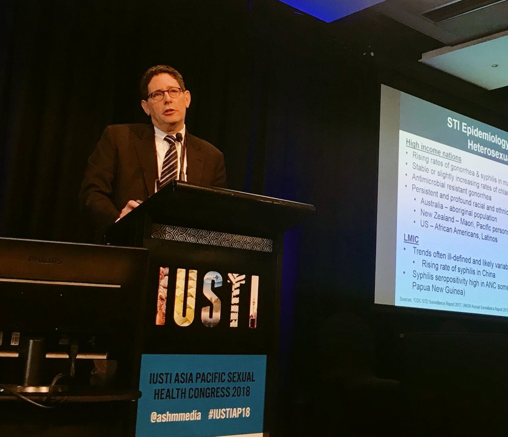ASHMMedia's tweet image. "We need to spend less time trying to change our patients to fit our healthcare system and more time trying to change our healthcare system to fit our patients." University of Washington's Dr Matthew Golden #IUSTIAP18