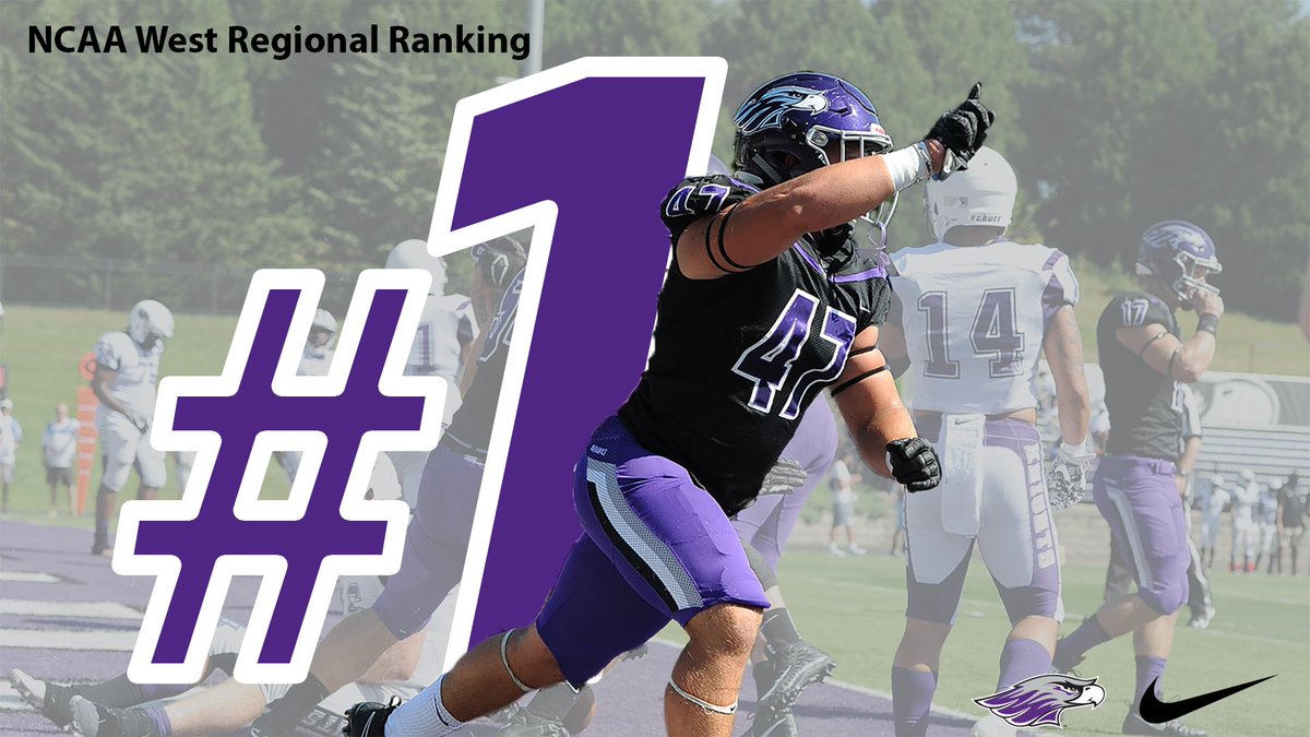 WarhawkFootball's tweet image. The #Warhawks are ranked No. 1 in the West Region in the first NCAA Regional Rankings of the season: ncaa.com/rankings/footb… || #d3fb #PoweredByTradition