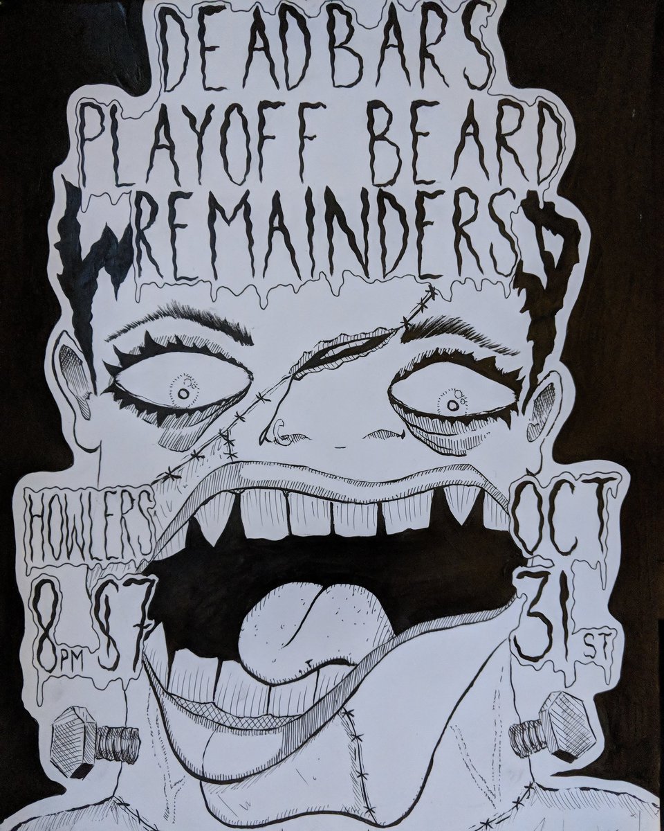 playoffbeardpgh's tweet photo. Get your shit together and get to Howlers tonight. @PghMusic1st @pghpunkrock @punksburgh412 @PGHSongOfTheDay @REMAINDERSpgh @deadbars @HowlersPGH #badhugs #dreamgigs #fun #nomisfitscovers https://t.co/QqDVi9t68P