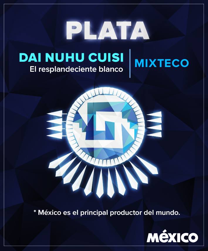 Los mixtecos de Oaxaca relacionaban a la plata con la noche, la renovación y el principio femenino. Te decimos las razones por las que México está estrechamente ligado a este metal precioso: bit.ly/2xalfbX