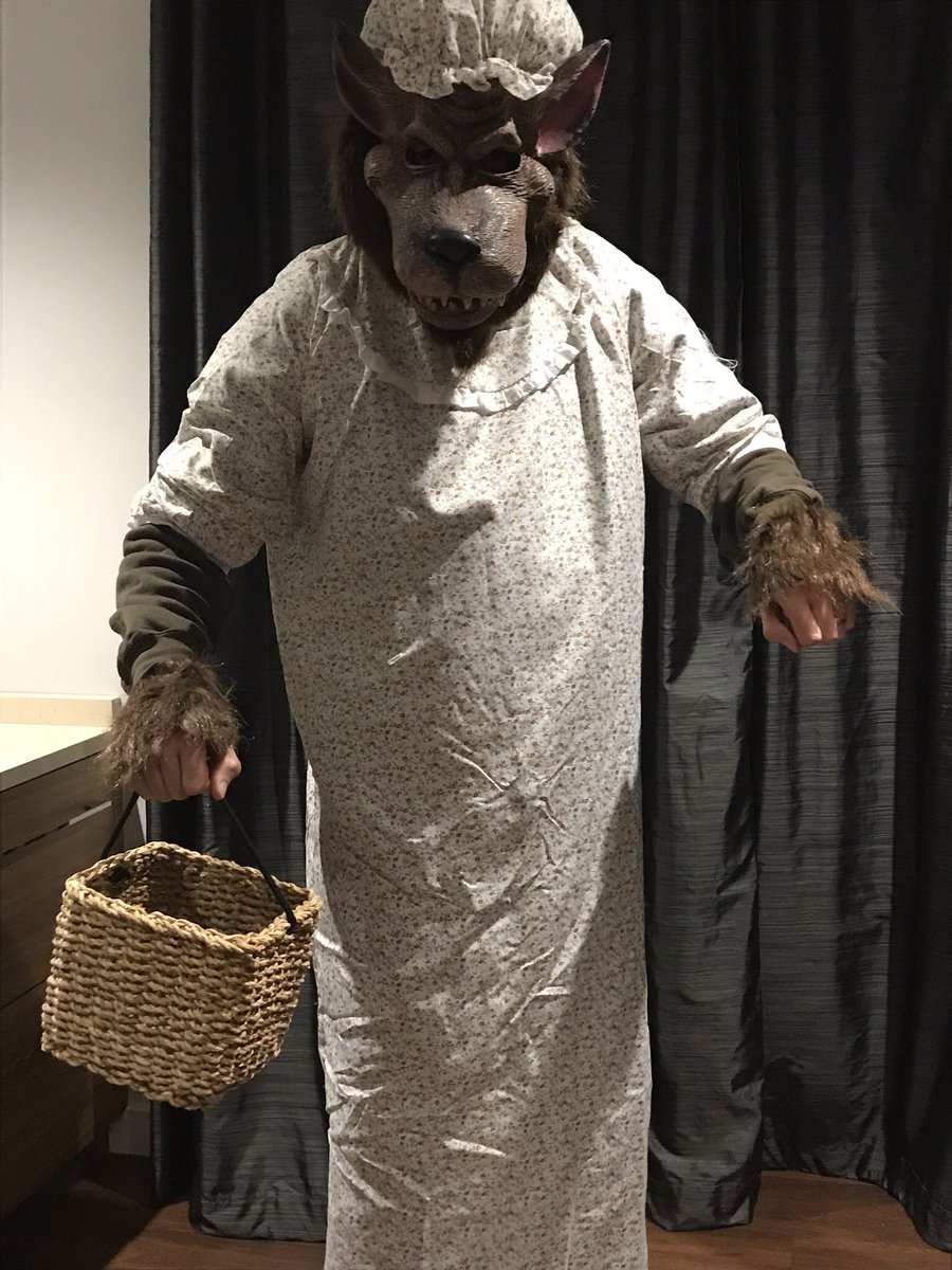 Dressed up and joined in with the trick or treat fun tonight with my eldest grandchild