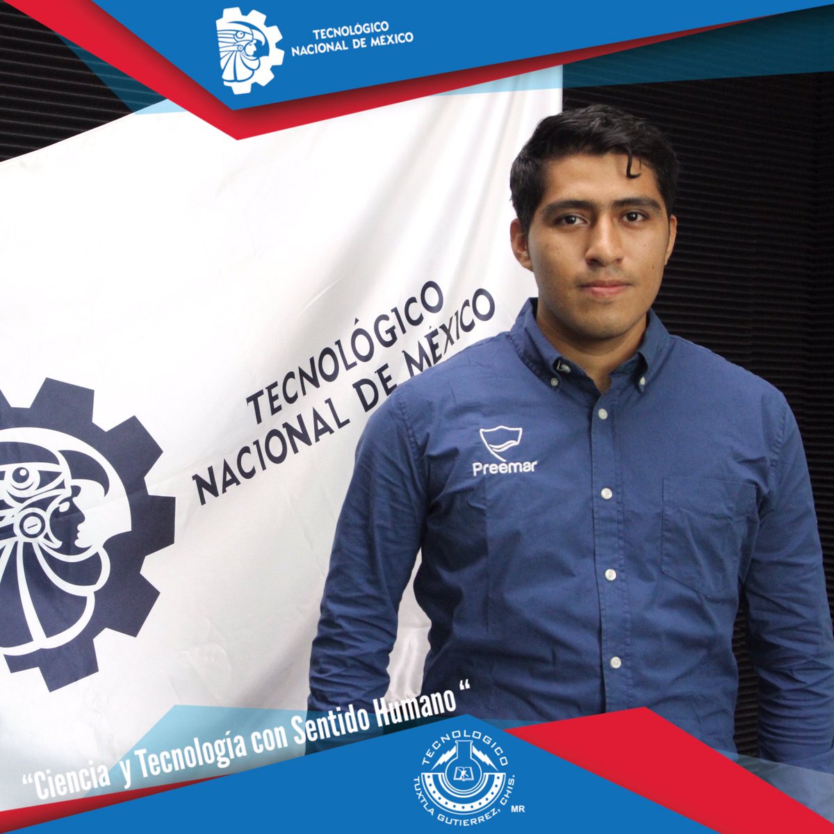 tecnmtuxtlagtz's tweet photo. No te pierdas la entrevista con Martín Cecilio Ovando Hernández egresado de Ingeniería en Sistemas Computacionales del #TecNM/#ITTG, quien forma parte del proyecto #Preemar, el cual fue acreedor al segundo lugar del Premio #Santander a la Innovación Empresarial 2018. #SomosTecNM https://t.co/VxJ9PicW68