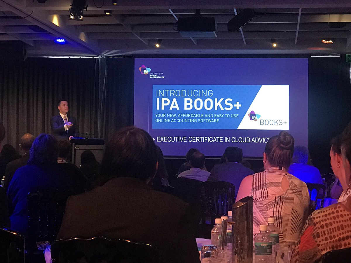 <a href="/AndrewConwayCEO/">Andrew Conway FIPA</a> introducing IPA Books+ to members <a href="/ipaaccountants/">IPA</a> #IPANC18 powered by <a href="/ReckonHQ/">Reckon HQ</a> #ipabooksplus #SmallBusiness #accountant