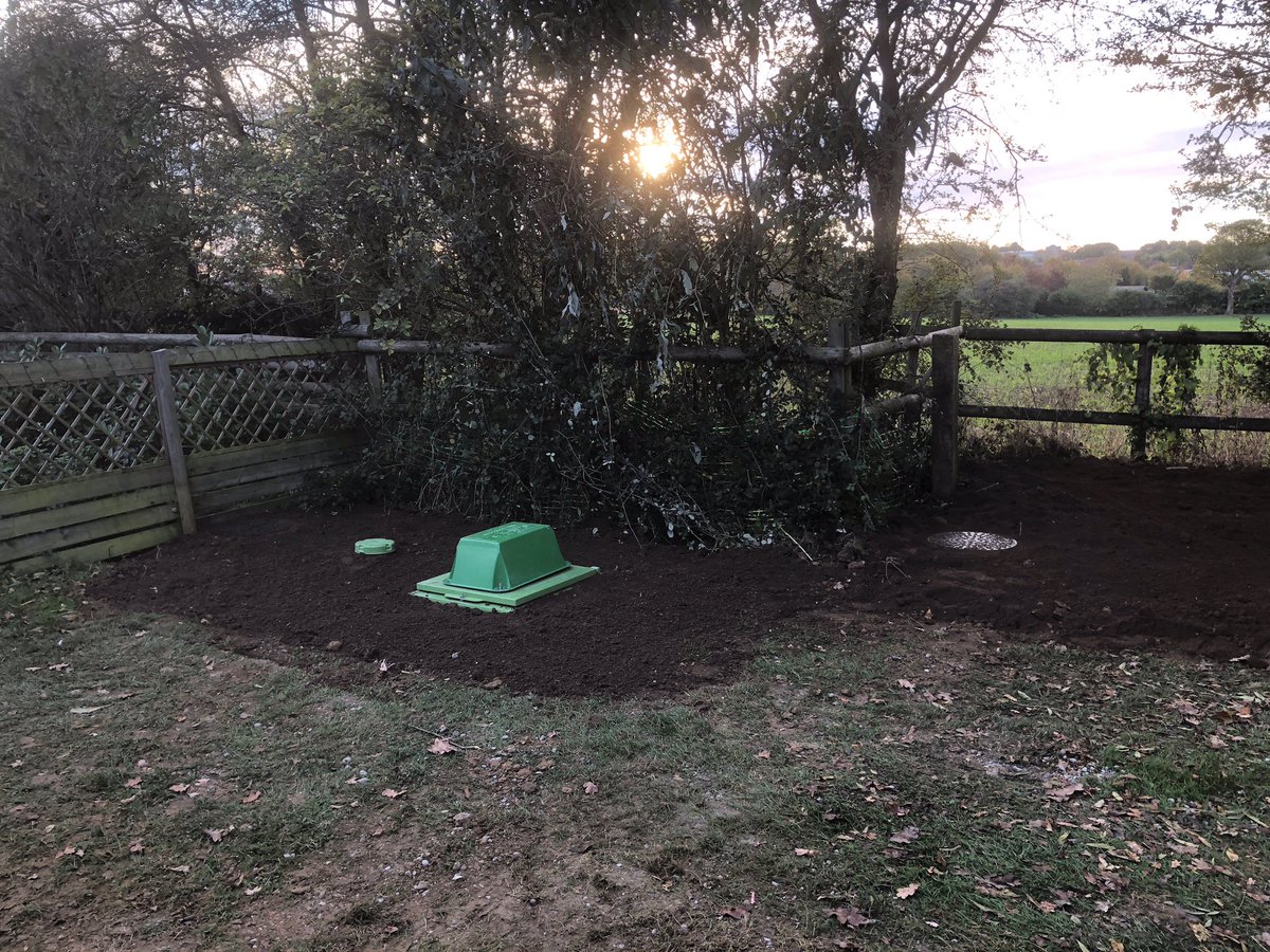 Another ageing #septic tank replaced with a modern sewage treatment plant at this location in #Southend-on-Sea