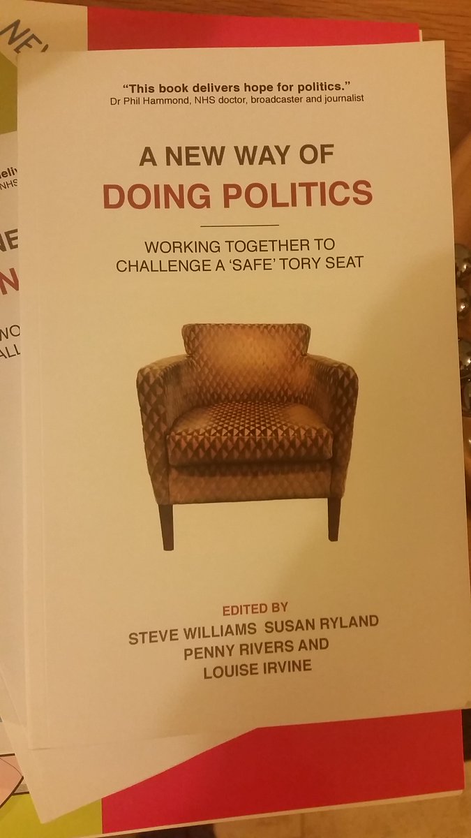 A New Way To Do Politics. Book launched tonight with a chapter from yours truly. I was even asked to sign a copy by 2 people! Great evening <a href="/compassoffice/">Compass</a> surreycommunity.info/surreycompass #ProgressiveAlliance