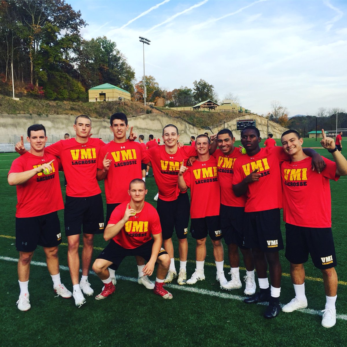 VMI_Lacrosse's tweet photo. Team Gunnar winning the dodgeball championship going 6-0! #competitionwednesdays https://t.co/nexBVriDyj