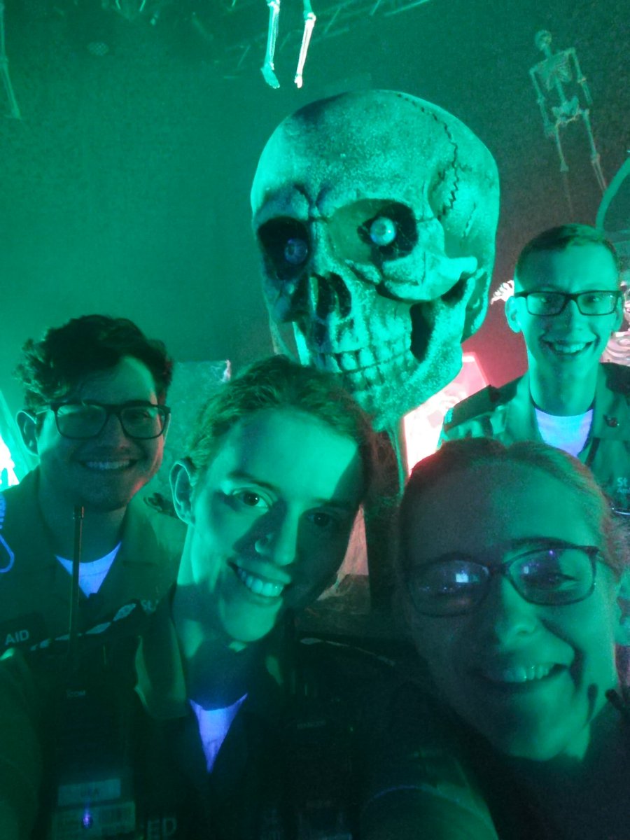 UEAfirstaid's tweet photo. We're @Officiallcr tonight for the Halloween Spooktacular... Bring on the costumes! #MySJADay #HappyHalloween https://t.co/pOqkMBDSHL
