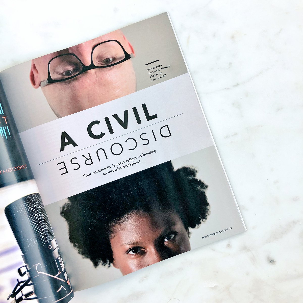 FoundryMakes's tweet photo. Did you catch Kurt in the latest issue of @MnBizMag? He lends his perspective to a conversation on building an inclusive workplace, alongside fellow community leaders Shareina Chandler, Greg Cunningham, and Kate Mortenson. 

Full article: https://t.co/zGfe9EQecX https://t.co/7yAEKScqh1