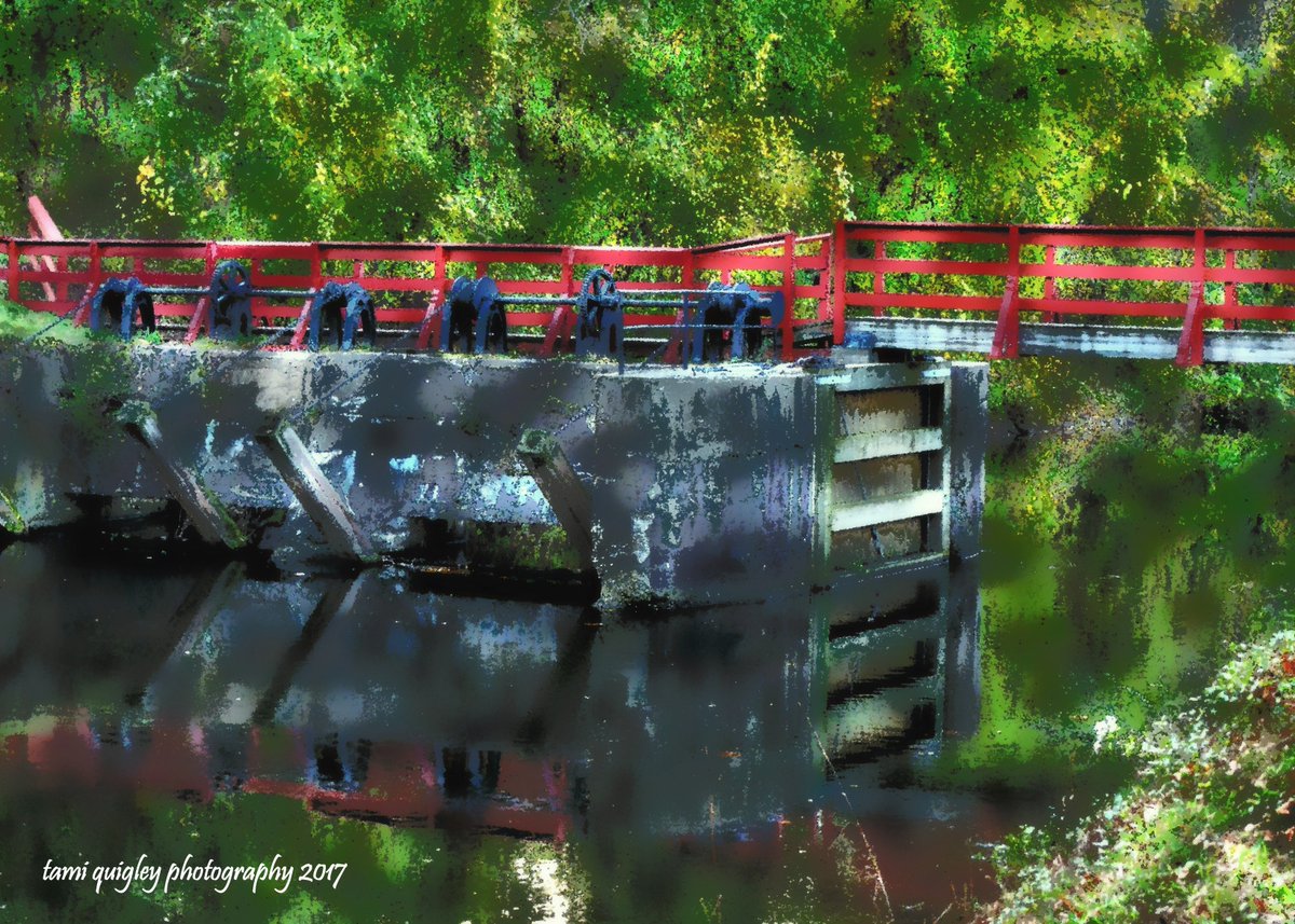 Red Pops Along The Canal trailscapes-tami.blogspot.com/2018/10/red-po… #ThursdayThoughts #art #photography #canal #canals #KayWalkingStick #Pennsylvania #fall #October #nature #landscapes #artistic #reflection #reflections #fineart #LehighValleyPhotography #photographyisart #photographyislife #PHOTOS