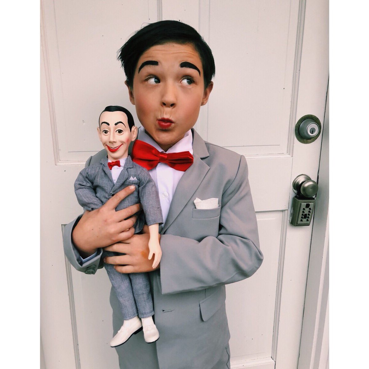 jpf503's tweet image. Lil @peeweeherman was quite the hit tonight!!
