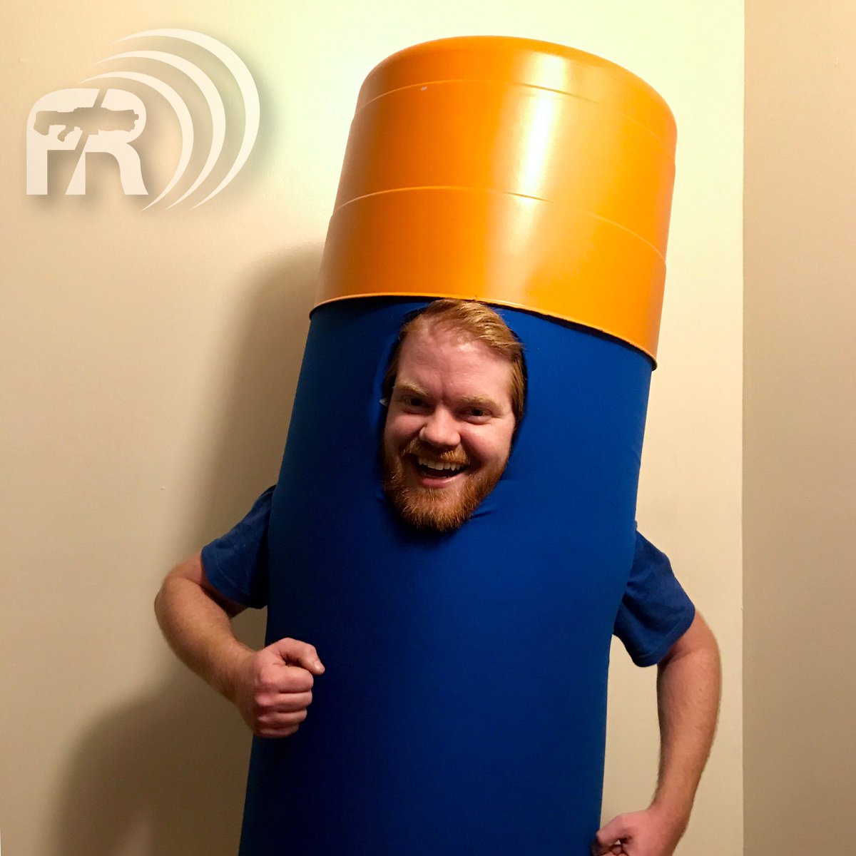 FoamcastRadio's tweet photo. I warned you on the Tuesday Teaser #podcast #episode, and here it is, my #Halloween #costume! Thanks to my gorgeous wife for helping me make it!
.
.
.
.
.
#nerfnation #nerfer #upyourgame #playtime #nerfornothin #nerfwarparty #nerf #pronerfer #nerfornothing #nerfsup #customnerf https://t.co/USe1iUxsPV