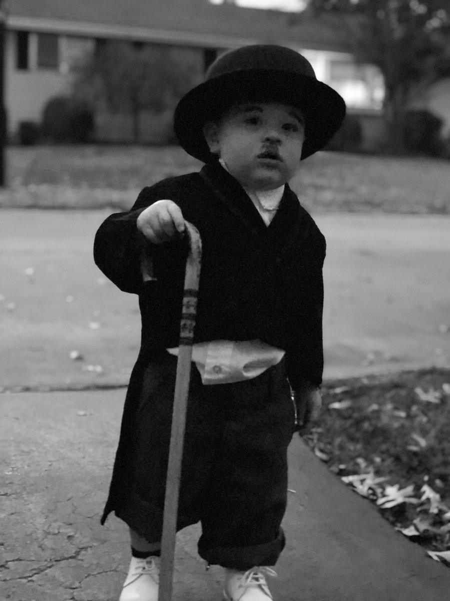 #lilew #charliechaplin #Halloween2018 #retrocostume   My costume as a child and now my son