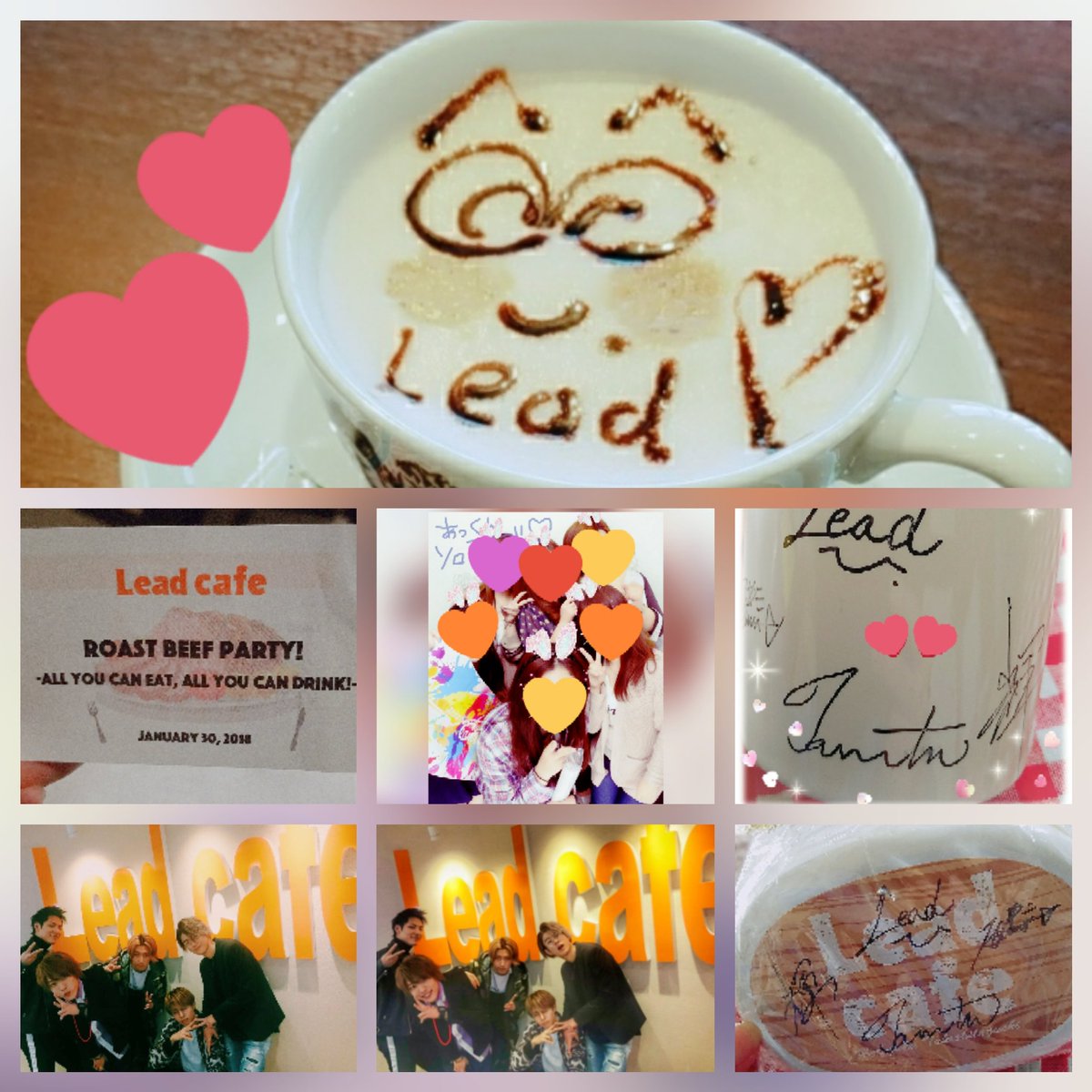 leadersakkun's tweet photo. Leadcafeありがとう😭😭😭💕
#Leadcafe #Lead https://t.co/JvYQqjllWg