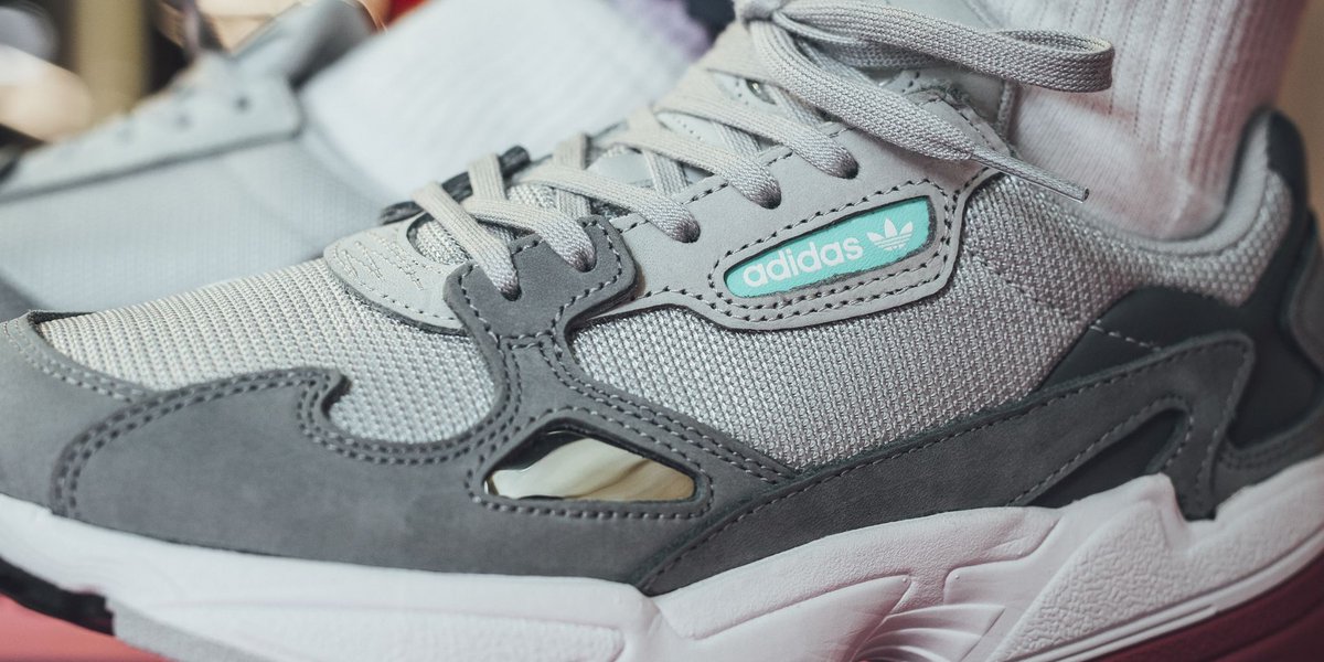 adidas falcon grey maroon