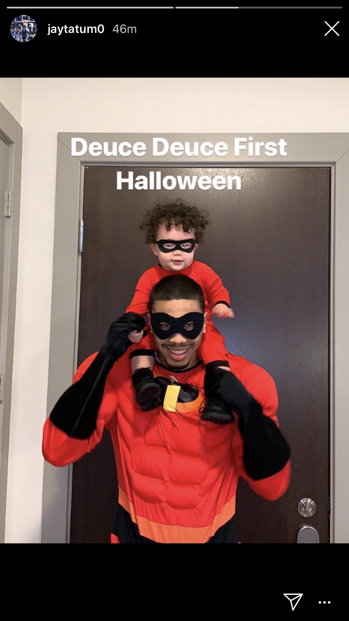 Boston.com Celtics News on Twitter: "Jayson Tatum + his son’s Halloween