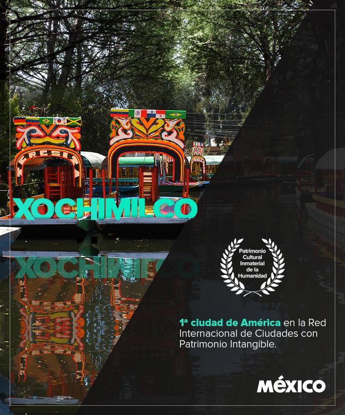 #Xochimilco fue nombrado Patrimonio Cultural de la Humanidad en 1987, considerando un área que abarca más de 7 mil 500 hectáreas. ¡Cuidemos nuestro patrimonio!