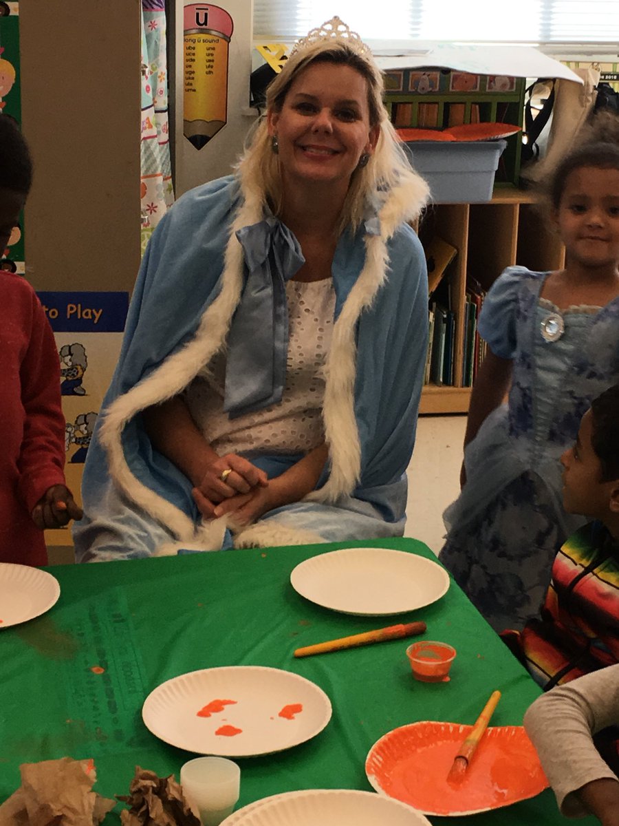 Mrs Reasey/Presson’s class getting ready to make pumpkin faces using various shapes!  Mrs Reasey says, “Let it go.. use your imagination”