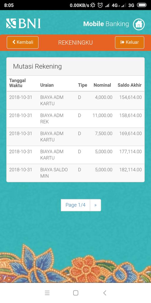 FahrilF2N's tweet photo. Itu maksudnya biaya adm kartu gimana sih? kok bisa 3 kali :( duuh, masa 30rban perbulan potongannya. Misqueen dong :(( @BNI https://t.co/vszX0yfKRS