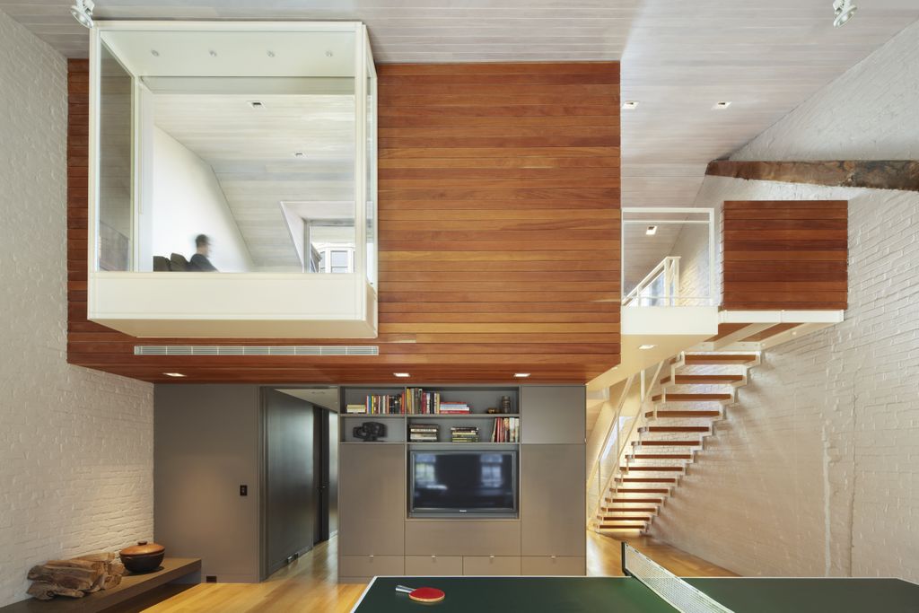 ARCHICAD's tweet photo. #ARCHICAD lets Joseph Vance grab a ceiling and raise it or lower it, answer design whims in real time, it powers his design process. https://t.co/237meg8bz6 #ARCHICADexcellence #GRAPHISOFT #technology #architects #BIM #architecture #BrooklynHeights #DesignedinARCHICAD https://t.co/bxZ0fKJLVE