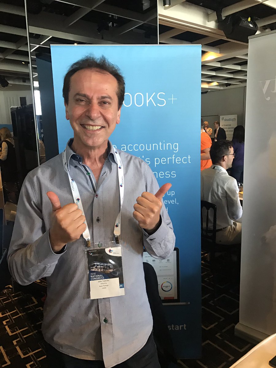 Great to meet IPA member and Books+ Cloud Advisor John Totikidas <a href="/ipaaccountants/">IPA</a> "Love IPA Books+" #cloudaccounting #IPANC18