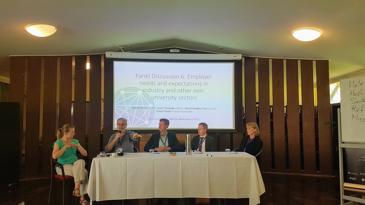 WiSTEM_MAGIC's tweet image. The world outside of academia according to our final panel at #MAGIC18