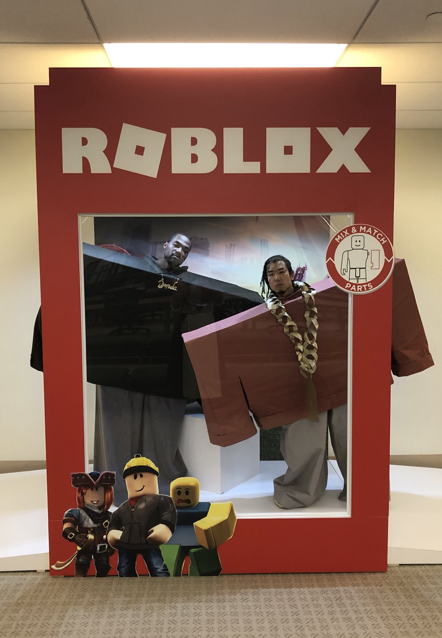 Bwoah On Twitter Kanyewest You Said You Gotta To Do The Roblox Version Roblox Just Did The Ye Version And Won The Halloween18 Costume Contest Thanks For Being My Inspiration Dinner Is - kanye west roblox outfit