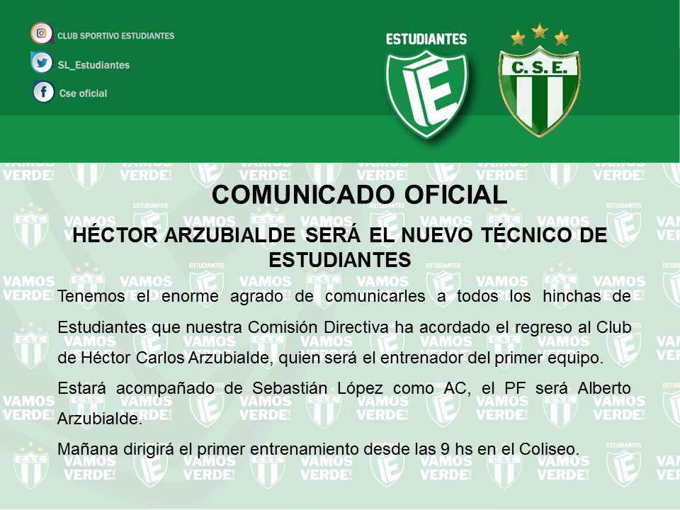 Estudiantes San Luis tweet media